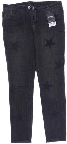 Damen Jeans, schwarz, Gr. EU 36, Elasthan, Baumwolle - Second Hand - Alba Moda - Modalova