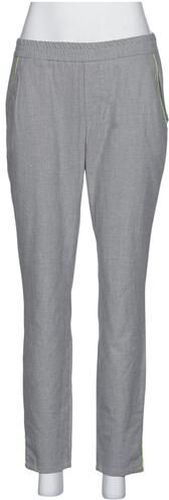 Damen Stoffhose, grau, Gr. EU 38, Elasthan, Synthetik, Viskose - Second Hand - Alberto - Modalova