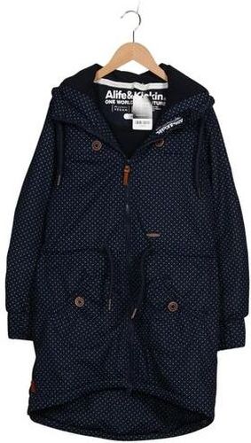 Damen Mantel, marineblau, Gr. S, Baumwolle, Synthetik - Second Hand - Alife & Kickin - Modalova