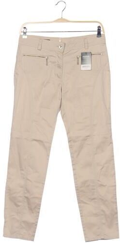 Damen Stoffhose, beige, Gr. EU 40 - Second Hand - Apanage - Modalova