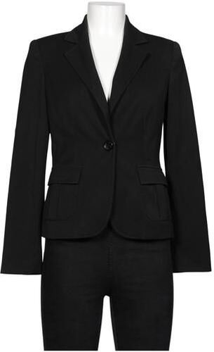 Damen Blazer, schwarz, Gr. EU 38, Elasthan, Synthetik, Viskose - Second Hand - Apart - Modalova