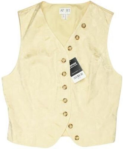 Damen Weste, beige, Gr. EU 40, Viskose - Second Hand - Apart - Modalova