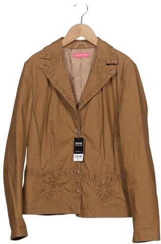 Damen Jacke, braun, Gr. EU 42, Elasthan, Baumwolle, Viskose - Second Hand - apriori - Modalova