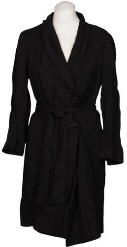 Damen Mantel, schwarz, Gr. EU 36, Leinen, Viskose - Second Hand - ARKET - Modalova