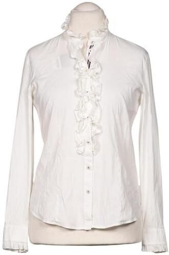 Damen Bluse, weiß, Gr. EU 38, Elasthan, Baumwolle, Synthetik - Second Hand - Basler - Modalova