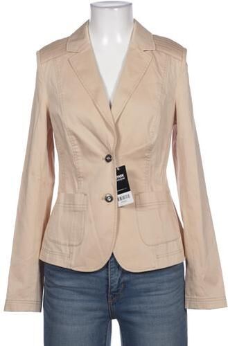 Damen Blazer, beige, Gr. EU 34, Elasthan, Baumwolle - Second Hand - Basler - Modalova