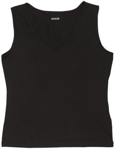 Damen Top, schwarz, Gr. EU 38, Elasthan, Modal - Second Hand - Basler - Modalova