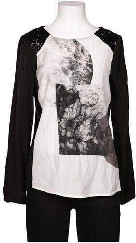 Damen Bluse, schwarz, Gr. EU 34, Synthetik, Viskose - Second Hand - Biba - Modalova