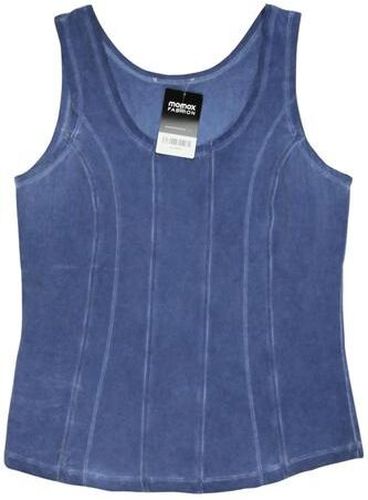 Damen Top, blau, Gr. M, Elasthan, Baumwolle - Second Hand - Biba - Modalova