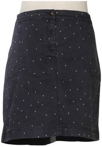 Damen Rock, marineblau, Gr. EU 44, Elasthan, Baumwolle - Second Hand - Boden - Modalova