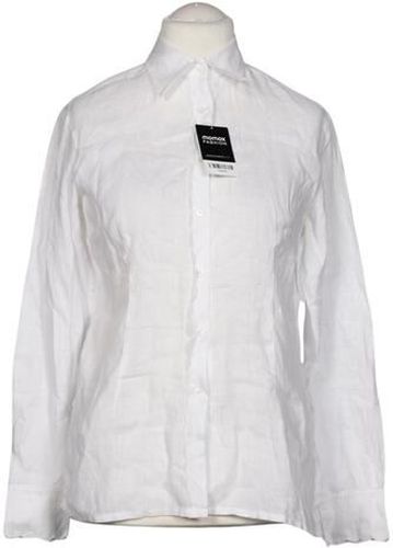 Damen Bluse, weiß, Gr. EU 38, Leinen - Second Hand - Bogner - Modalova