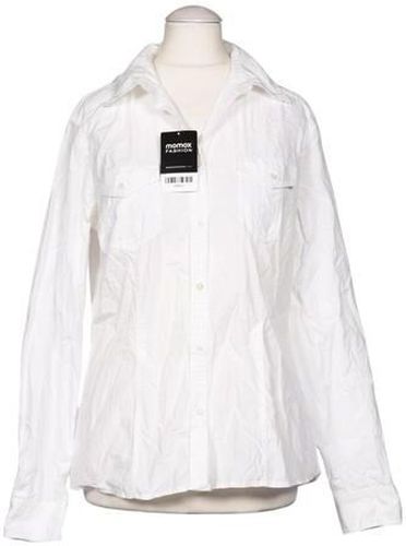 Damen Bluse, weiß, Gr. EU 38, Baumwolle - Second Hand - Bogner - Modalova