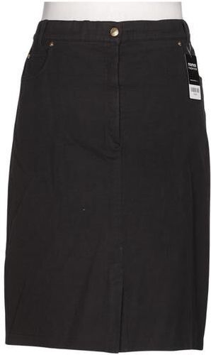 Damen Rock, schwarz, Gr. EU 50 (US 18), Elasthan, Baumwolle - Second Hand - Bogner - Modalova