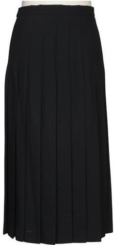 Damen Rock, marineblau, Lang-Gr. 84, Schurwolle, Synthetik, Viskose - Second Hand - Bogner - Modalova