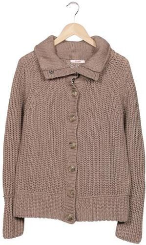Damen Strickjacke, beige, Gr. EU 42, Baumwolle, Synthetik, Wolle - Second Hand - Bloom - Modalova