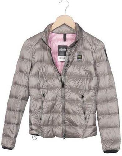 Damen Jacke, grau, Gr. S, Synthetik, Daunen - Second Hand - Blauer - Modalova