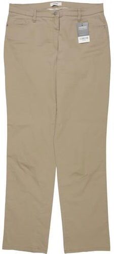 Damen Jeans, beige, Gr. W32 L34, Elasthan, Baumwolle, Leder - Second Hand - Brax - Modalova