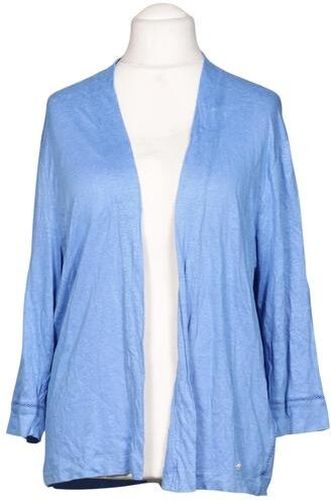 Damen Strickjacke, hellblau, Gr. EU 44, Leinen - Second Hand - Brax - Modalova