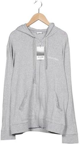 Damen Kapuzenpullover, grau, Gr. S, Elasthan, Baumwolle, Synthetik - Second Hand - Calvin Klein - Modalova