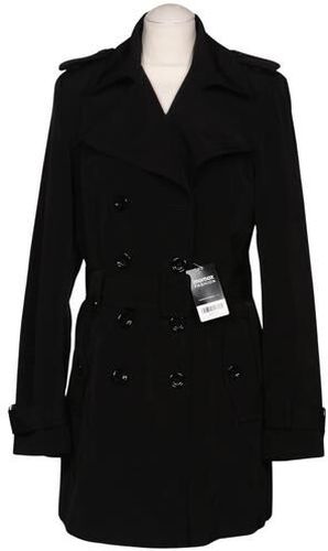 Damen Mantel, schwarz, Gr. M, Synthetik - Second Hand - Calvin Klein - Modalova