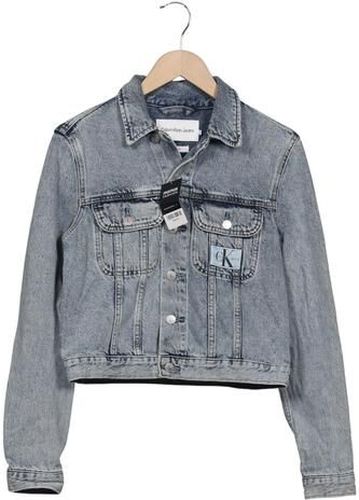 Jeans Damen Jacke, blau, Gr. M, Baumwolle - Second Hand - Calvin Klein - Modalova