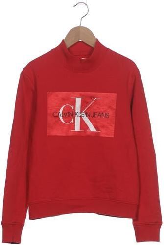 Jeans Damen Sweatshirt, rot, Gr. XS, Baumwolle, Synthetik - Second Hand - Calvin Klein - Modalova