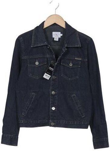 Jeans Damen Jacke, marineblau, Gr. L, Baumwolle - Second Hand - Calvin Klein - Modalova