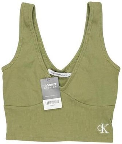 Jeans Damen Top, grün, Gr. S, Elasthan, Baumwolle - Second Hand - Calvin Klein - Modalova