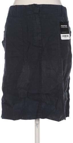 Damen Rock, marineblau, Gr. M, Leinen - Second Hand - CECIL - Modalova