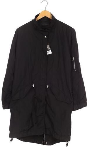 Damen Mantel, schwarz, Gr. EU 34, Synthetik - Second Hand - Cinque - Modalova