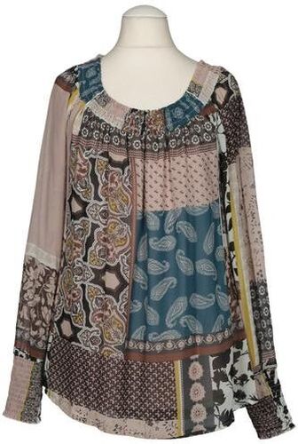 Damen Bluse, braun, Gr. EU 38, Elasthan, Synthetik, Viskose - Second Hand - Comma - Modalova