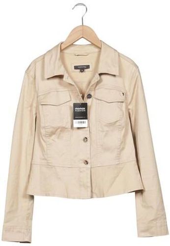 Damen Jacke, beige, Gr. EU 38, Elasthan, Baumwolle, Lyocell - Second Hand - Comma - Modalova