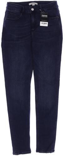 Damen Jeans, marineblau, Gr. EU 34, Elasthan, Baumwolle, Leder, Synthetik, Viskose, Lyocell - Second Hand - Comma - Modalova