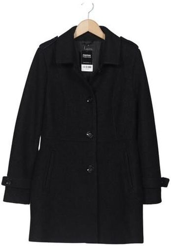 Damen Mantel, schwarz, Gr. EU 38, Viskose, Synthetik, Wolle - Second Hand - Comma - Modalova