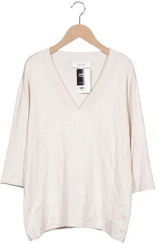 Damen Pullover, cremeweiß, Gr. EU 42, Elasthan, Synthetik, Viskose - Second Hand - Comma - Modalova
