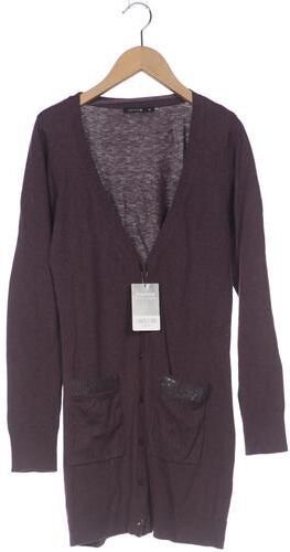 Damen Strickjacke, bordeaux, Gr. EU 38, Baumwolle, Seide, Synthetik - Second Hand - Comma - Modalova