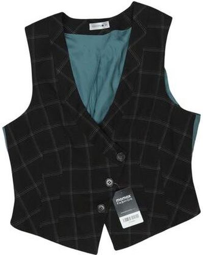 Damen Weste, schwarz, Gr. EU 42, Elasthan, Synthetik, Viskose - Second Hand - Comma - Modalova