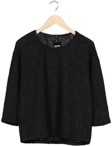 Damen Pullover, schwarz, Gr. M, Leder, Synthetik - Second Hand - COS - Modalova