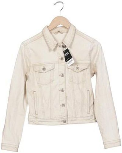 Jeans Damen Jacke, cremeweiß, Gr. S, Elasthan, Baumwolle - Second Hand - Cross - Modalova