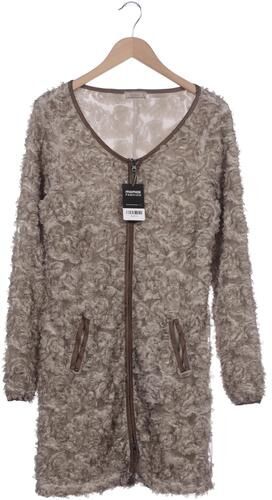 Damen Mantel, grau, Gr. L - Second Hand - Cream - Modalova