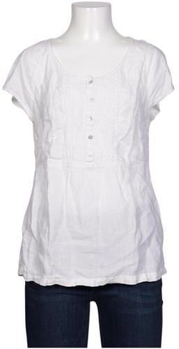 Damen Bluse, weiß, Gr. S, Leinen - Second Hand - Deerberg - Modalova