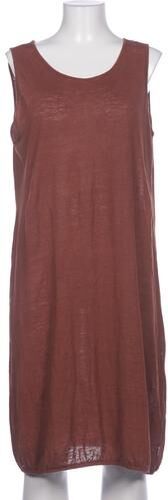 Damen Kleid, braun, Gr. L, Leinen - Second Hand - Deerberg - Modalova