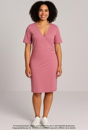 Damen Kleid, pink, Gr. EU 42, Baumwolle - Second Hand - Deerberg - Modalova