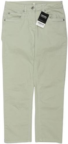 Damen Stoffhose, hellgrün, Gr. EU 36, Elasthan, Baumwolle - Second Hand - Deerberg - Modalova
