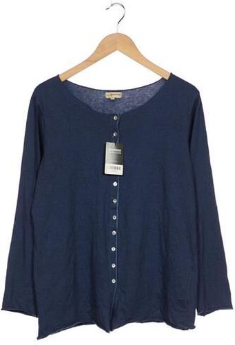 Damen Strickjacke, blau, Gr. L, Baumwolle - Second Hand - Deerberg - Modalova