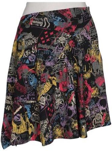 Damen Rock, mehrfarbig, Gr. W25, Baumwolle - Second Hand - Desigual - Modalova