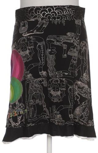 Damen Rock, schwarz, Gr. L - Second Hand - Desigual - Modalova