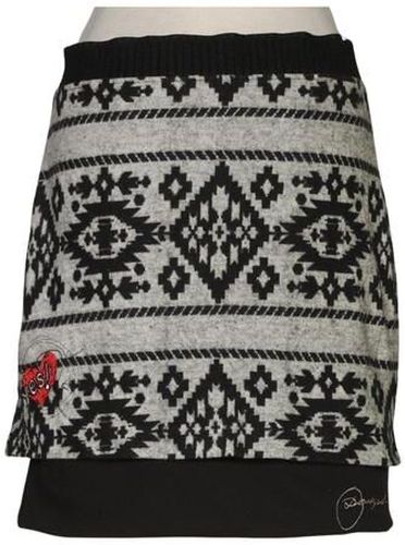 Damen Rock, mehrfarbig, Gr. M, Elasthan, Baumwolle, Synthetik - Second Hand - Desigual - Modalova