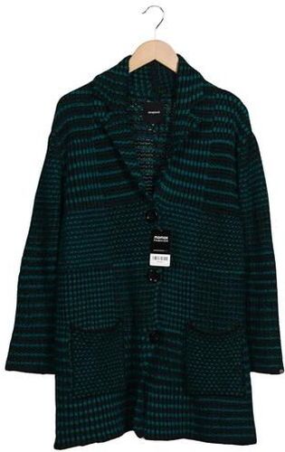 Damen Strickjacke, türkis, Gr. M, Synthetik, Wolle - Second Hand - Desigual - Modalova
