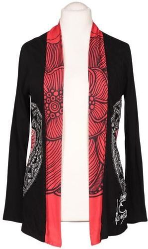 Damen Strickjacke, mehrfarbig, Gr. L - Second Hand - Desigual - Modalova